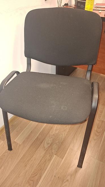 Ofis oturacaqları: Ofis stulları – müxtəlif modellər - Qonaq/konfrans stulu: sabit metal — 1