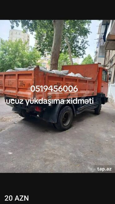 Yük daşımaları: Bütün növ yüklərin daşınması xidməti tullantı zibillərin daşıması — 10