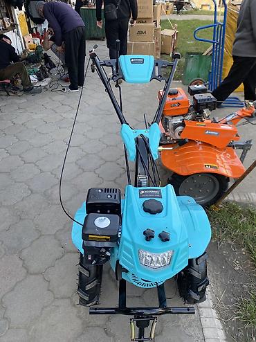 Бензиновые мотоблоки: Мотоблок RUSMASH (оранжевый) - Бензиновый двигатель, ручной запуск. - — 8