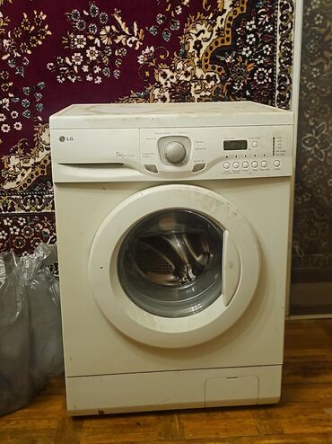 Paltaryuyan maşın LG, 5 kq, Avtomat, Qurutmasız, Kredit yoxdur