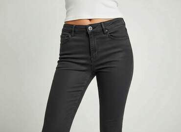 legginsy ze stringami: Goodies, Jeansy damskie, rozmiar M