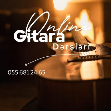 gitara kurslari: Salam.5 il gitar stajım var.Online gitar dərsləri keçirəm.8 dərslik