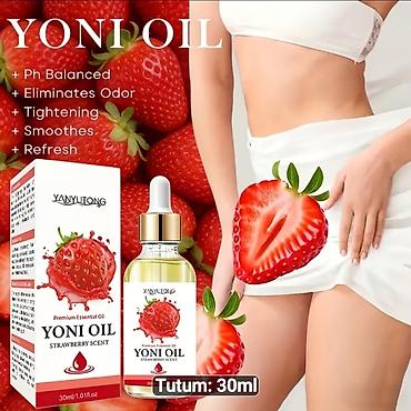 Yanyutong Yoni Oil – Çiyələk ətirli premium efir yağı - pH balansını