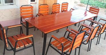 Bağ, çöl masa və oturacaq dəstləri: Masa ve oturacaqlar Bağ evləri,kafelər, restoranlar üçün hər növ — 5