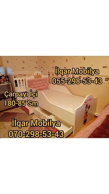 Təknəfərlik uşaq çarpayıları: Qız üçün, Yeni, Çarpayı, Bazasız, Matrassız, Siyirməsiz — 10