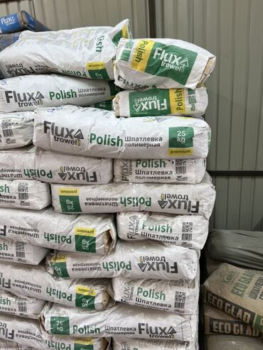 Кафель: Шпатлевка полимерная Flux Trowel Polish в мешках по 25 кг. Подходит