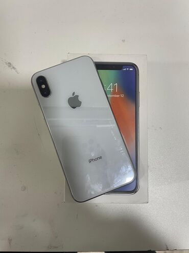 agdas telefon: IPhone X, 64 GB, Matte Silver, Face ID