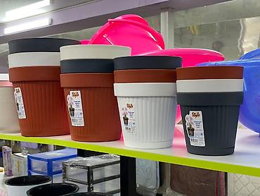 цветы: Горшок для цветов с поддоном «Рим» ddStyle🇷🇺 1.4л - 135 сом 2.3л - — 4
