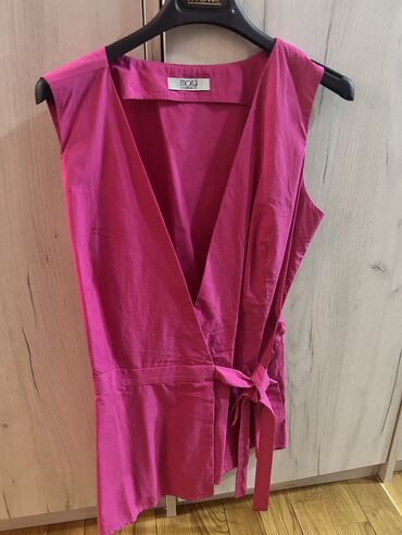 ženska bluza: Mona, S (EU 36), Cotton, Single-colored, color - Pink