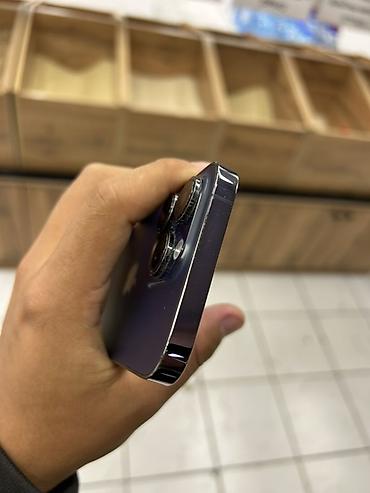 Apple iPhone: IPhone 14 Pro, Б/у, 256 ГБ, Deep Purple, 86 % — 7