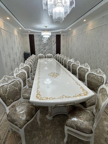 Столы и стулья для зала: Стол и стул для зала, цвет - Белый — 3