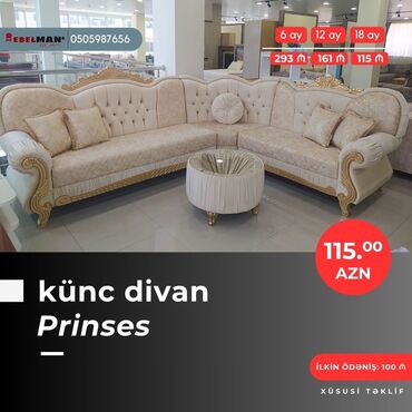 Divanlar: Künc divan, Yeni, Açılan, Bazalı, Parça, Şəhərdaxili pulsuz çatdırılma — 4