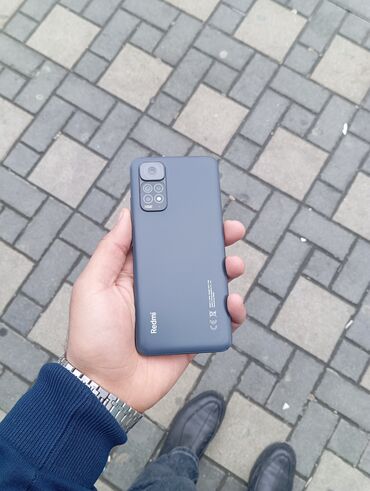 Xiaomi: Xiaomi Redmi Note 11S, 128 GB, rəng - Boz, 
 Düyməli, Barmaq izi, İki sim kartlı