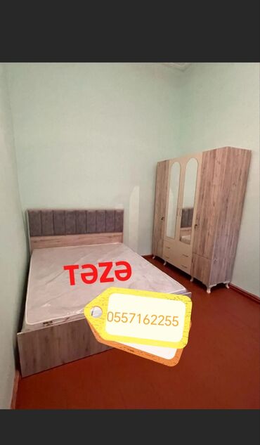 Yataq otağı dəstləri: 2 təknəfərlik çarpayı, Termo, Tumba, Dolab, Yeni — 11