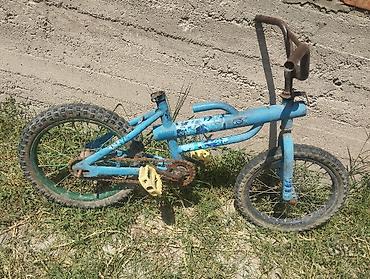 Детский мир: Детский велосипед BMX-стиля (примерно 12" колеса) - Цвет: синий, рама — 3
