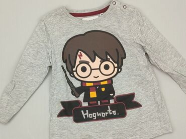 bonprix bluzki bawełniane z długim rękawem: Світшот, Harry Potter, 2-3 р., 92-98 см, стан - Хороший