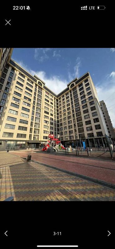 долгосрочная квартира жалал абад: 2 комнаты, 51 м², Элитка, 2 этаж, Евроремонт