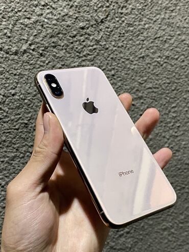 кожаные чехлы: IPhone Xs, Колдонулган, 64 ГБ, Алтын, Каптама, 74 %