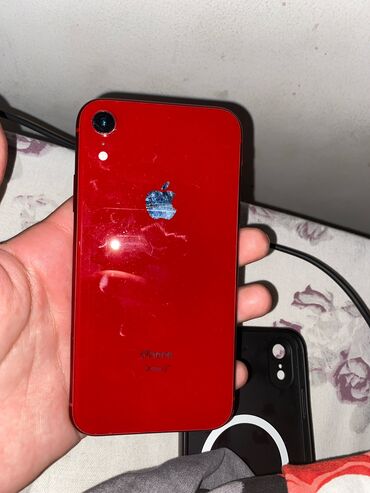 телефоны не дорого: IPhone Xr, Жаңы, 128 ГБ, Кызыл, Каптама, 83 %
