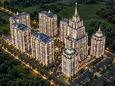Продажа квартир: 3 комнаты, 119 м², Асанбай мкр Элитка, 8 этаж, ПСО (под самоотделку) — 1