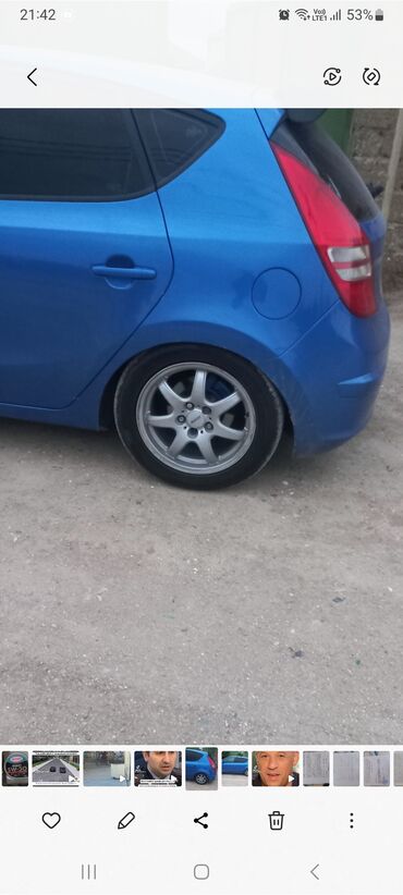 transpalet tekeri: İşlənmiş Disk Hyundai R 16, 5 Boltlu