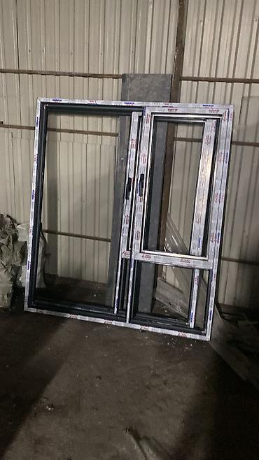 Готовые пластиковые окна: Пластик эшик терезелер МОСКИТНЫЕ СЕТКИ термо тёплая серия фасадное — 17
