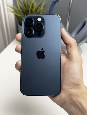 как получить бесплатно айфон: IPhone 15 Pro, Колдонулган, 128 ГБ, Blue Titanium, 91 %