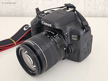 canon 50mm 1.4: Canon 750d ideal. 16gb adaptor batareyka. Kəmər, çanta