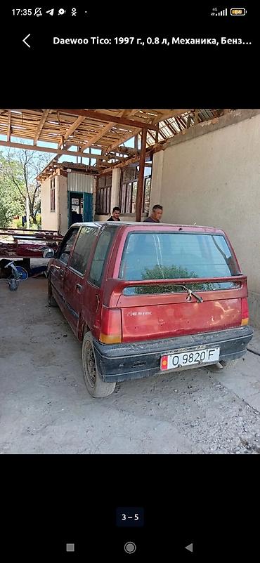 srv 3: Daewoo Tico: 1997 г., 0.8 л, Механика, Бензин, Хэтчбэк — 1