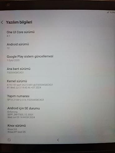Samsung: Samsung Galaxy Tab A7 planşet -32 GB dahili yandaş 3 GB Operativ — 7