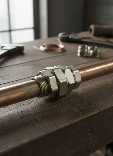 фитинги для пластиковых труб: Американка, Материалы: Латунь