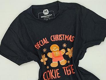 bluzki czarne basic: T-shirt damski, rozmiar M — 1