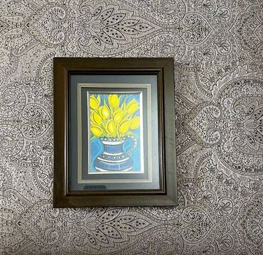 декоративный цветок: Картина декоративная под стеклом, для украшения помещения
