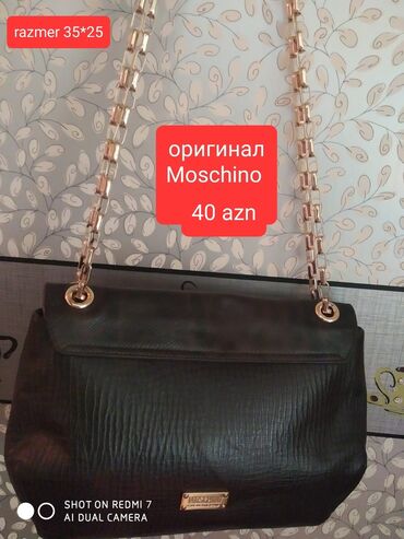 moschino funny qiymeti: Çiyin çantası, İşlənmiş