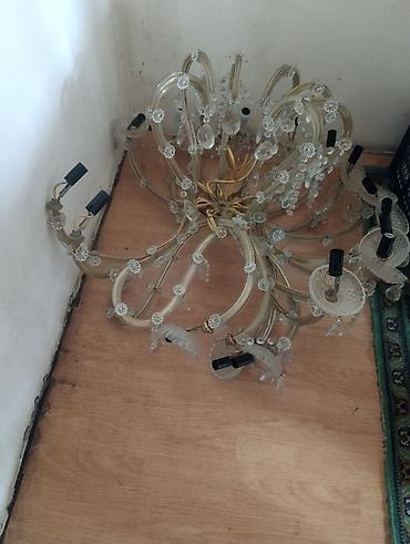divar dekor: Çılçıraq, 10 və daha çox lampa, Xrustal — 1