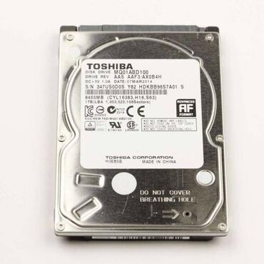 Hard diskovi, eksterni diskovi: Hard Disk 1TB TOSHIBA 2.5'' health/performance 100% Karakteristike — 4