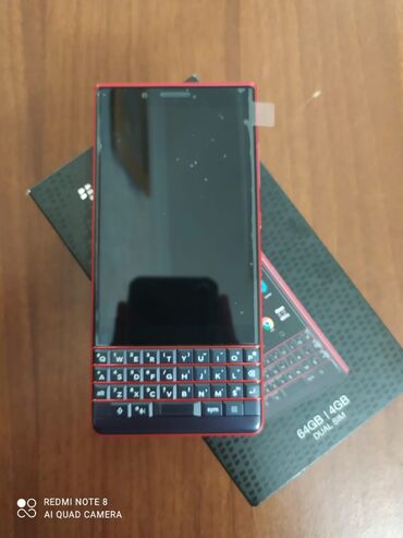 telefon tutacagı: Blackberry 64 ГБ, цвет - Красный