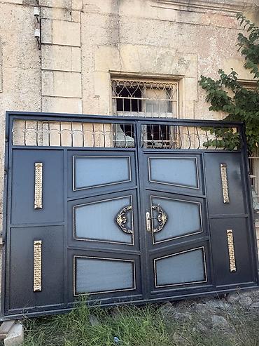 Təmir və tikinti: Yeni Dəmir Həyət darvazası, Yana açılan, 350 m, Mexaniki, Qapı ilə, rəng - Qara, Kredit var, Ödənişli quraşdırma, Ünvandan götürmə, Ödənişli çatdırılma, Rayonlara çatdırılma — 2