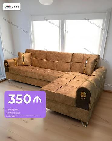 Künc divan - Ölçülər: 260 × 160 sm - Mexanizm: açılıb‑yığılan, bazalı lalafo.az -da Künc divan - Ölçülər: 260 × 160 sm - Mexanizm: açılıb‑yığılan, bazalı