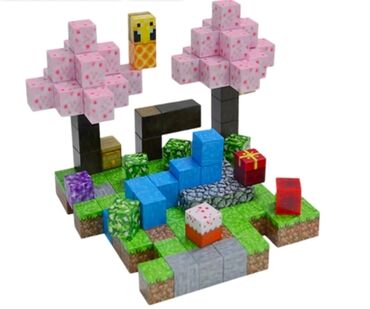 игрушки для мальчиков 10 12 лет: Кубики магнитные Minecraft ▪️▫️▪️240 шт 1️⃣ 220 шт + 10 минифигурок