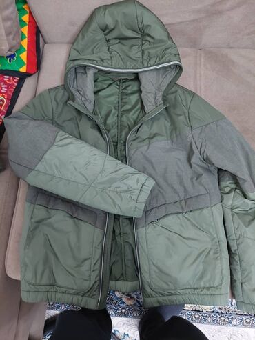 куртка тедди мужская: Куртка M (EU 38), цвет - Зеленый