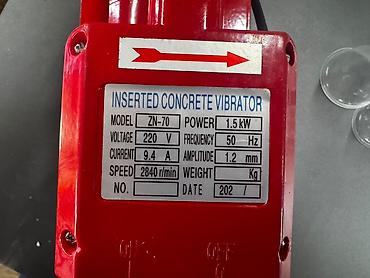булава: Электрический вибратор для бетона ZN-70 (Inserted Concrete Vibrator) — 4