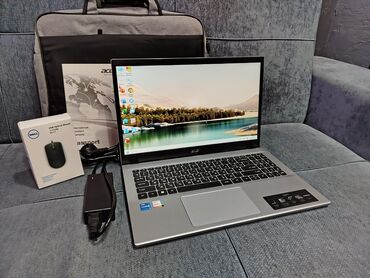 ноутбук для програмирования: Ноутбук, Acer, 16 ГБ ОЭТ, Intel Core i5, 15.6 ", Оюндар үчүн, эс тутум NVMe SSD