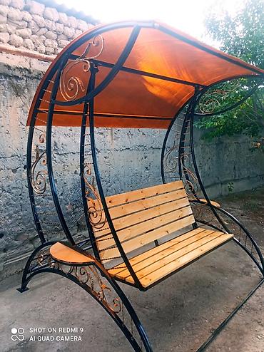 Садовые качели: Садовые качели Со спинкой, С крышей — 1