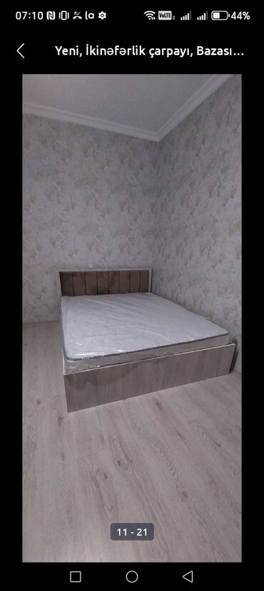 Çarpayılar: İkinəfərlik çarpayı, Bazalı, Matras ilə, Siyirməsiz -da lalafo.az — 12 Çarpayılar: İkinəfərlik çarpayı, Bazalı, Matras ilə, Siyirməsiz — 12