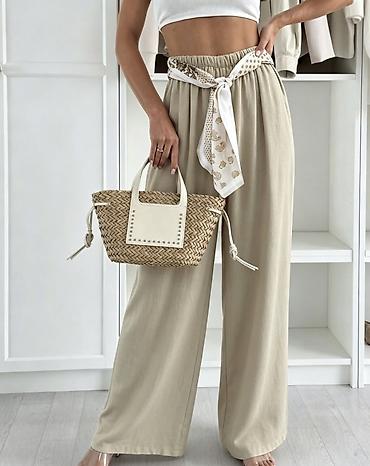 Pantalone: ✅Ženske široke pantalone sa visokim strukom
1900 din — 7