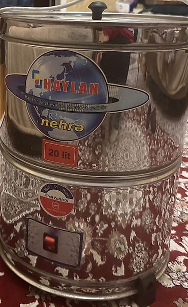 elektrik nehrə: Elektrik nehrə – HAYLAN, 20 litr, az işlənmiş - Tutum: 20 litr - — 1