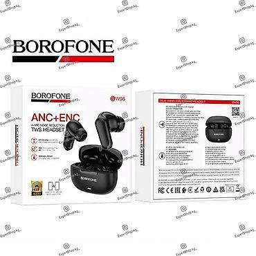 air iphone: Наушники беспроводные BOROFONE BW96 с шумоподавлением ANC, ENC - — 6