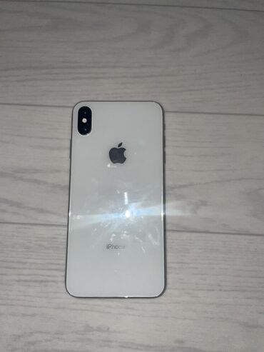самсунг j6 плюс: IPhone Xs Max, Колдонулган, 256 ГБ, Күмүш, Коргоочу айнек, Каптама, 100 %