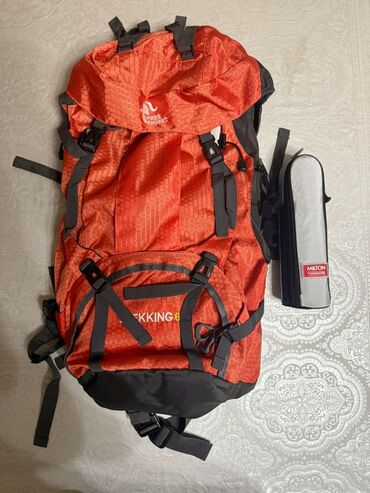 оборудование для фитнеса: Туристический рюкзак Free Knight Trekking 60 л + термосумка Milton